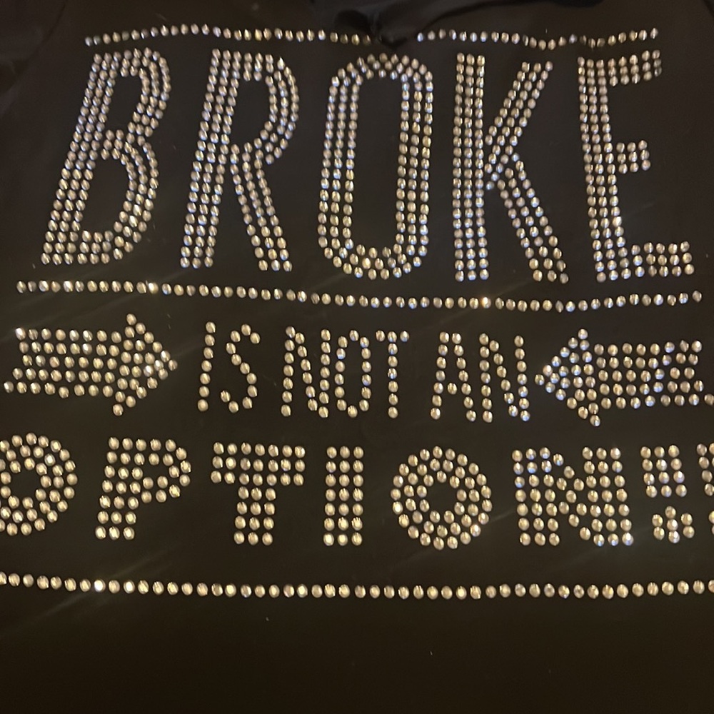 Cotton Medium Bling Shays Style Customized Bling Tee🥰❤️🎶